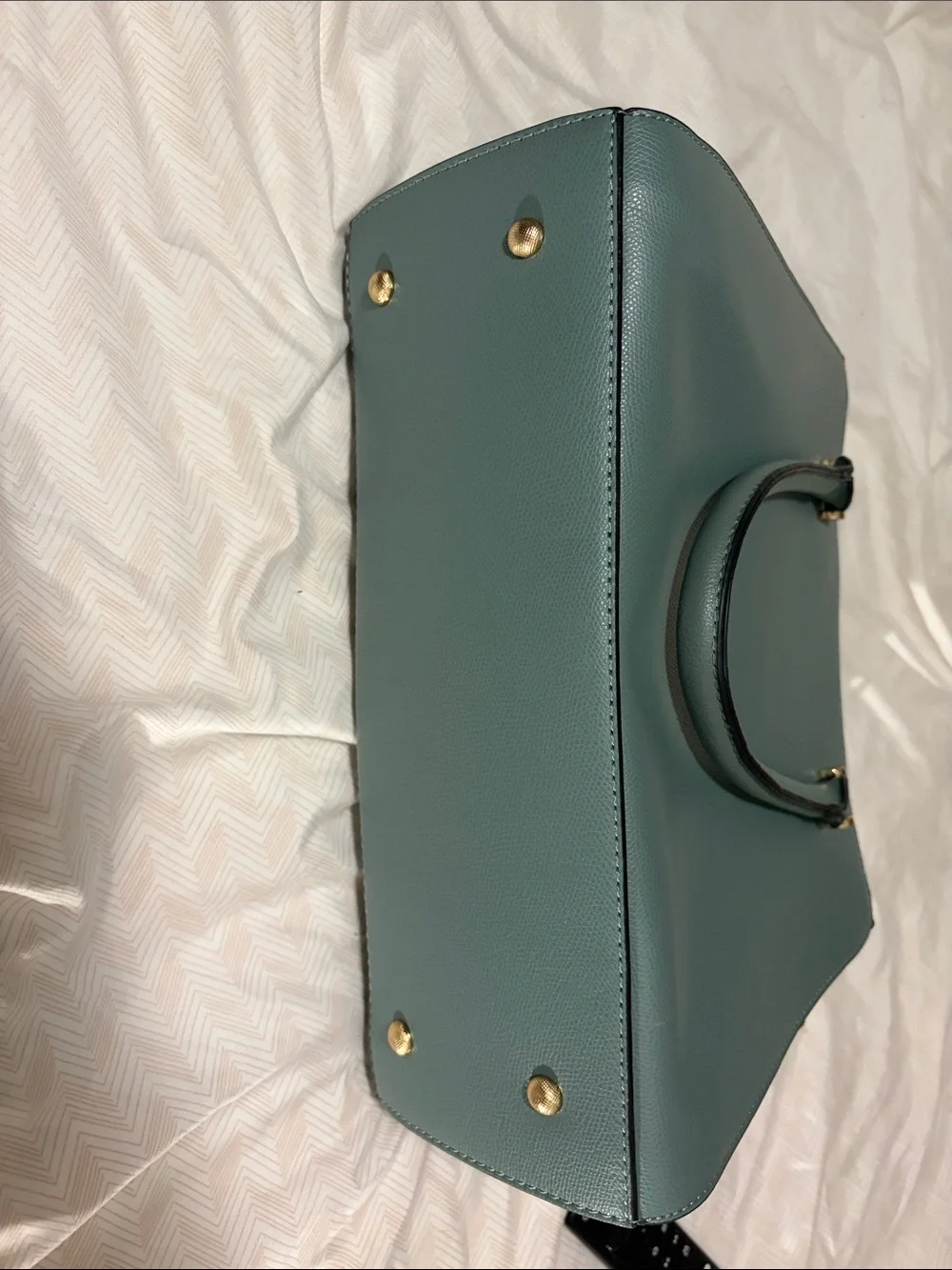 Women's Structured Satchel and Pouch - Teal